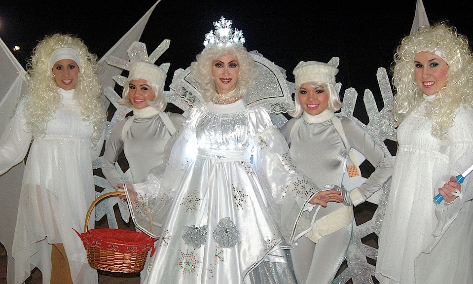 SNOW QUEEN - SNOW FLAKES - SNOW ANGELS - BY STILT PROS