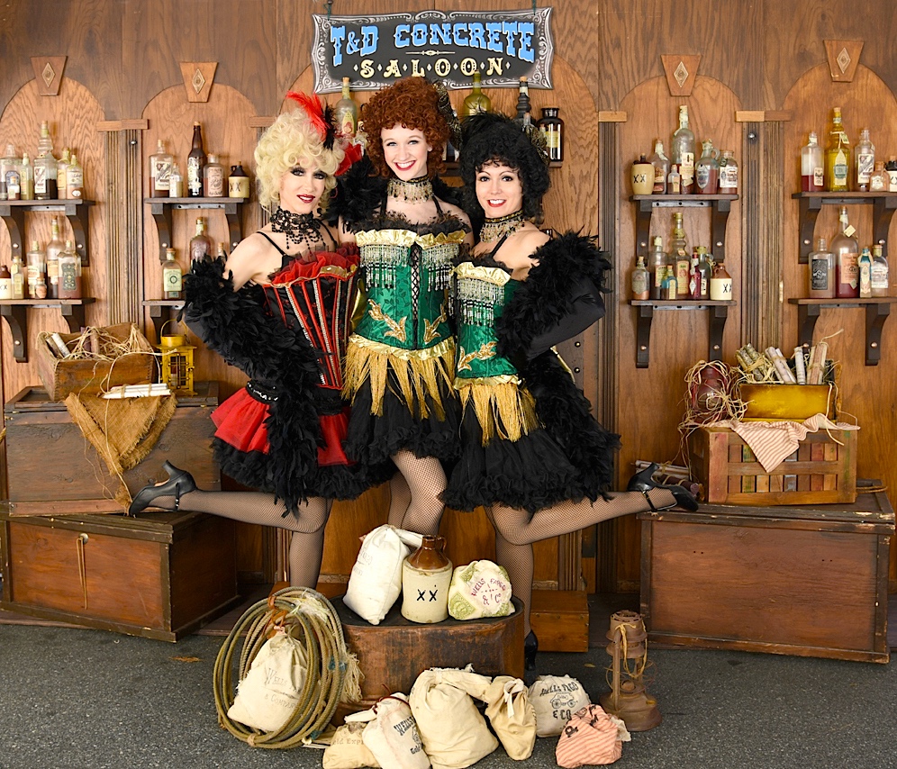 COUNTRY WESTERN SALOON GIRLS BY STILT PROS