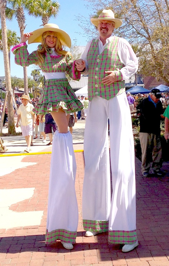 STRAWBERRY FESTIVAL STILT COSTUMES BY STILT PROS