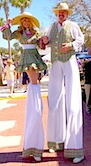 Strawberry Festival Stilt Walkers by Stilt Pros