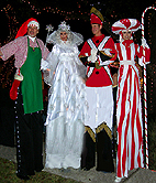 CHRISTMAS STILT WALKERS BY STILT PROS