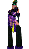 MARDI GRA SHOWGIRL BY STILT PROS