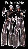 Futuristic Stilt Walkers by Stilt Pros