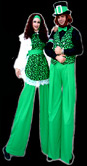 IRISH LADS AND LASSIE STILT WALKERS BY STILT PROS