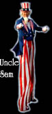 UNCLE SAM STILT WALKER