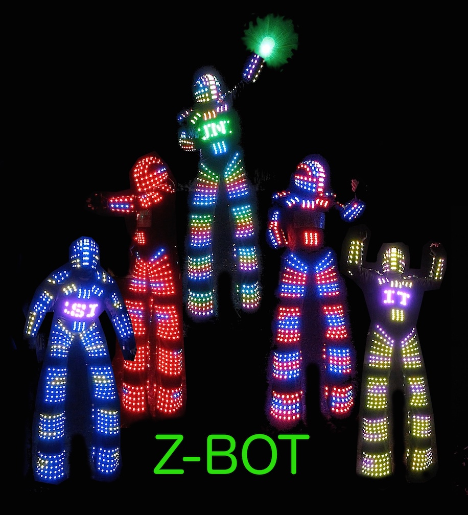 Z-BOT HIGH DEF LED ROBOT BY STILT PROS