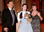 Dorothy and Toto with Clark and Liz